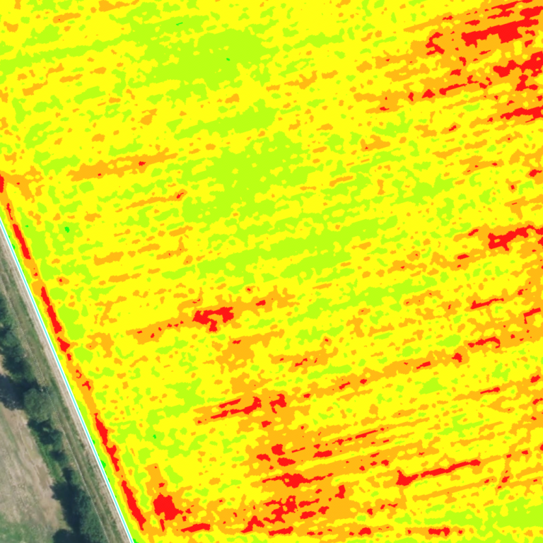 Maisfeld Variable Applikationskarte für Düngung